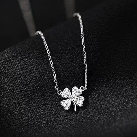  Sliver clover charm - Lucky Irish Pendant 