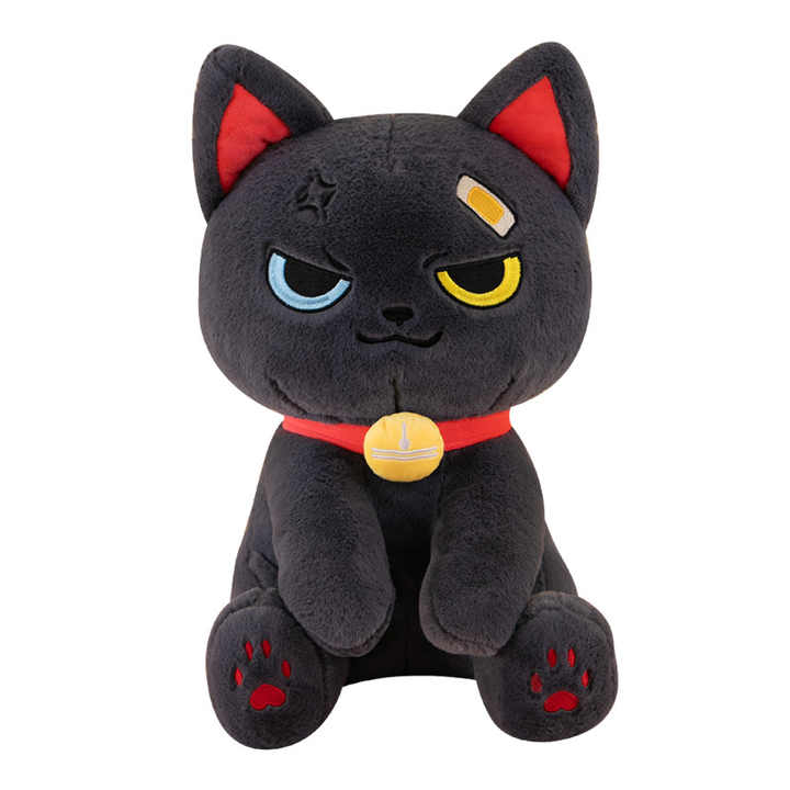 Anime Dark Pirate Cat Plush Toy