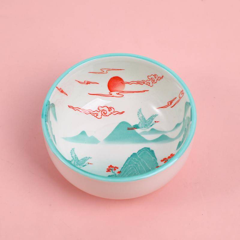 National trendy landscape series round Bowl