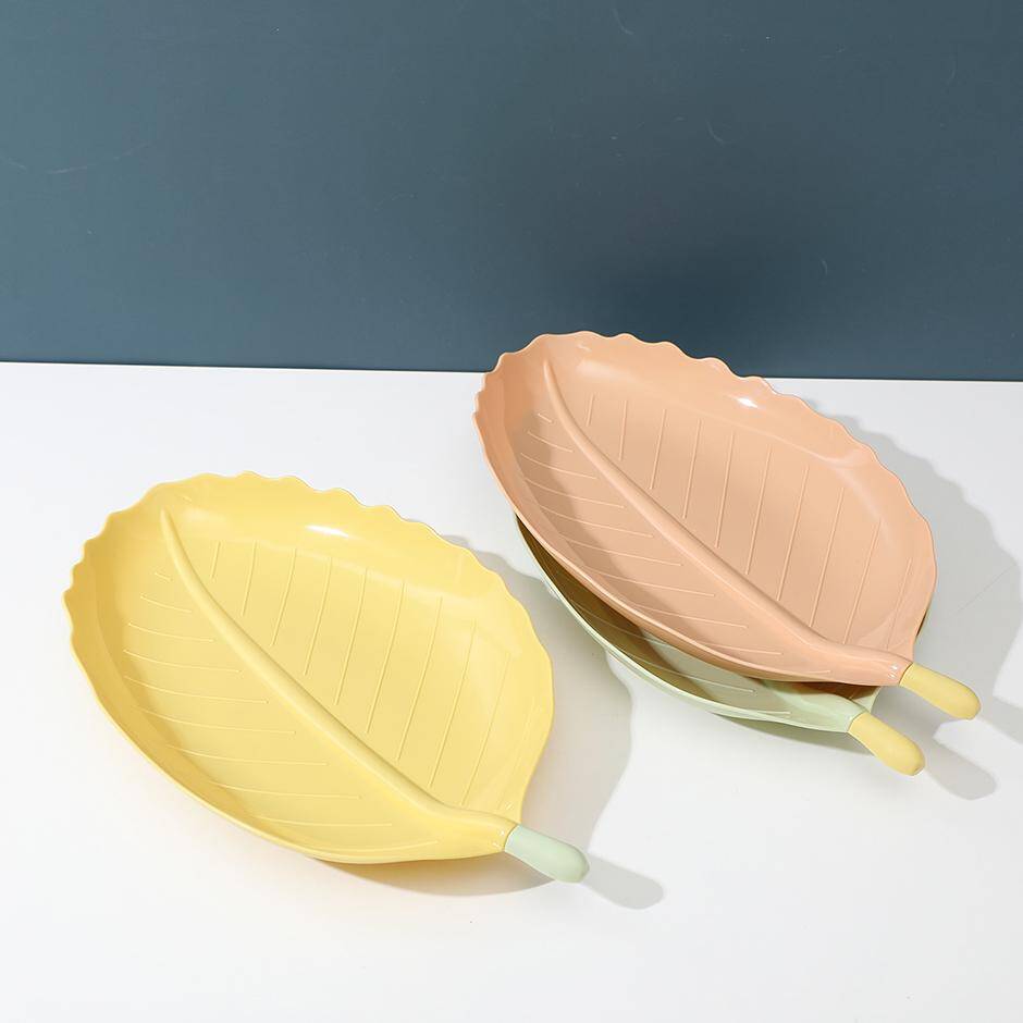 768 Leaf-shaped fruit plate