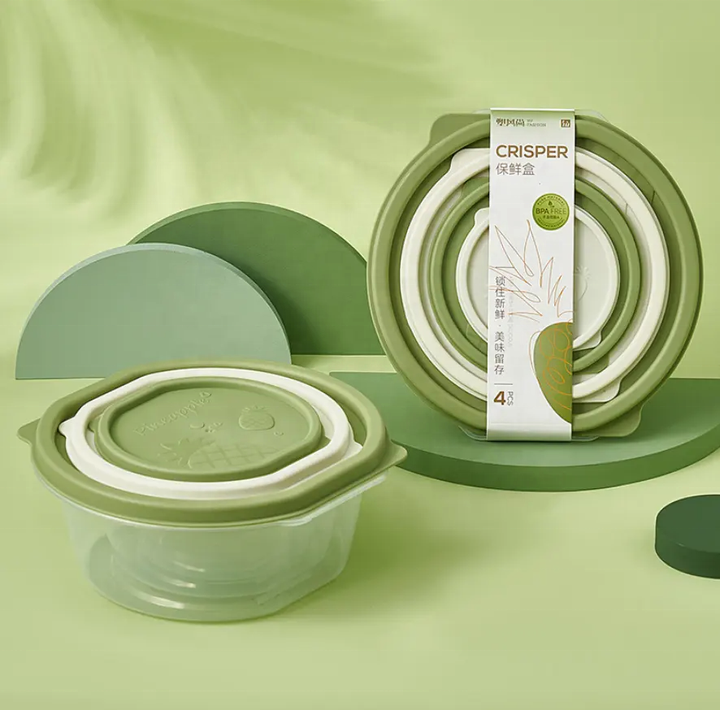 Round fresh-keeping box 3pcs set-6670-3