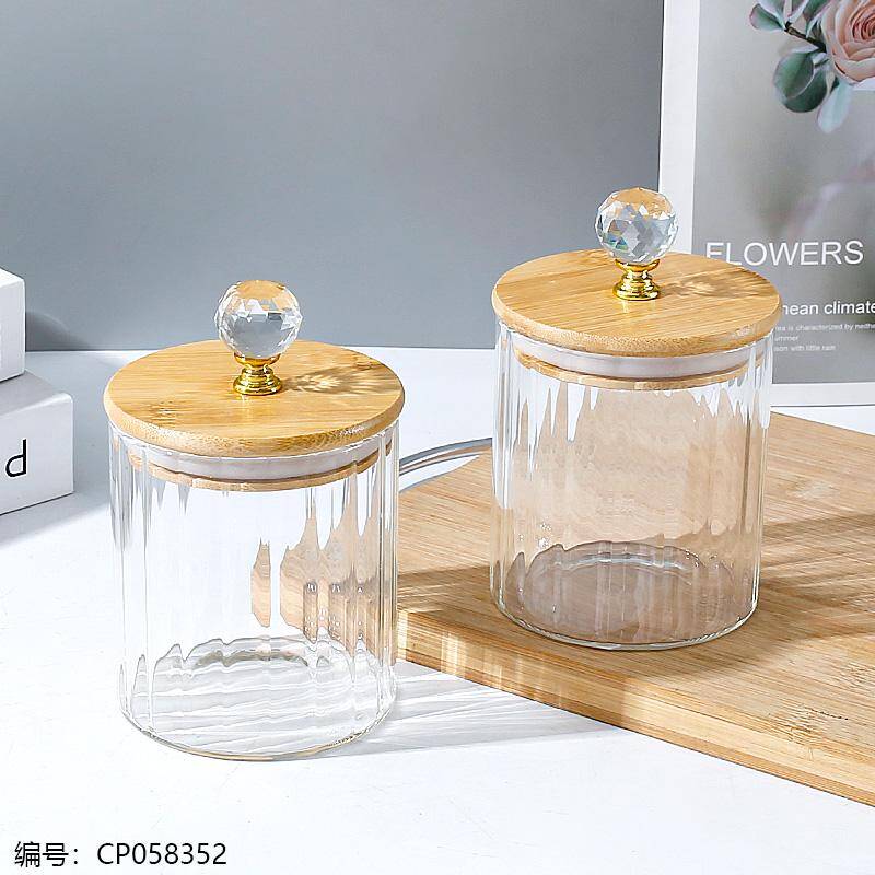 Round Headed nordic style sealed jar-90*150