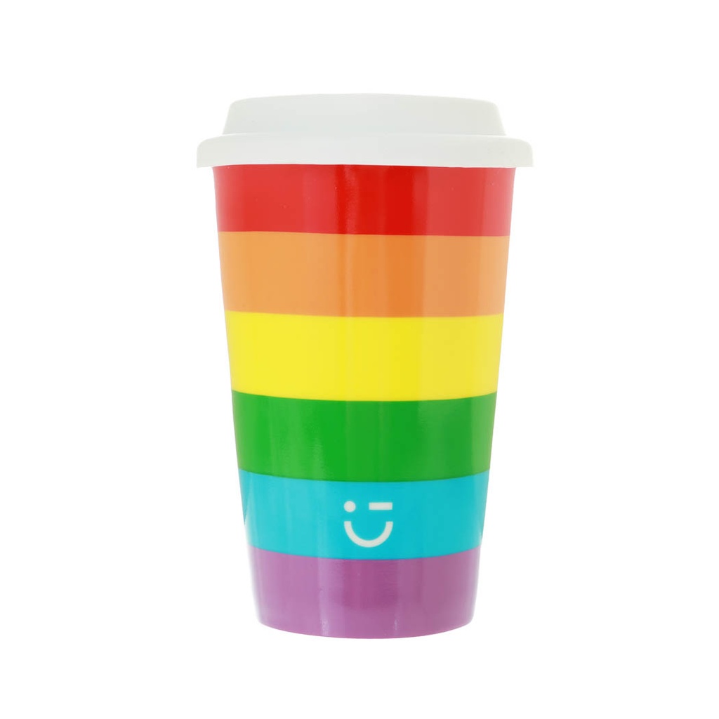 Rainbow 3.0 Series Ceramic Coffee Tumbler 