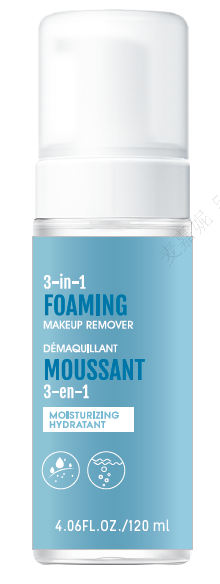 3-in-1 Foaming Makeup Remover