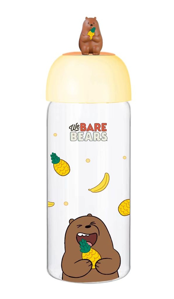 We Bare Bears Collection 5.0 High Borosilicate Glass Bottle