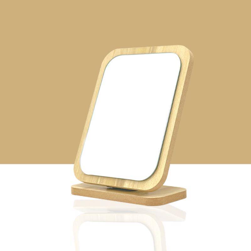 Wooden Vertical Makeup Mirror MJ63