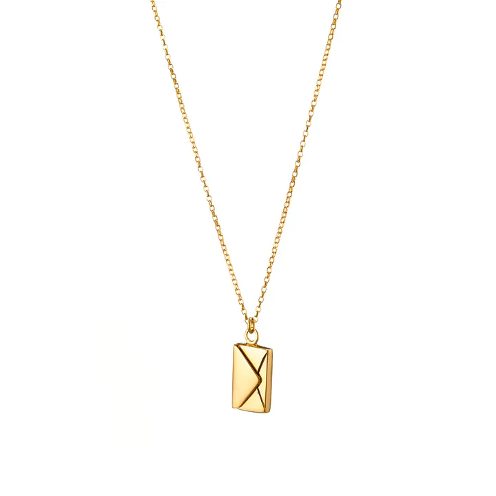 Gloden Envelope Necklace