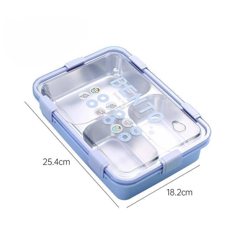 Stylish fresh 304 stainless steel lunch box (900ml)