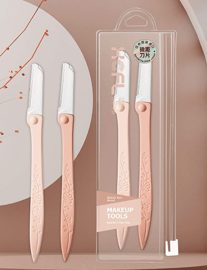 Imported printed eyebrow trimmer 2 sets (Long macro 2 sets F7106