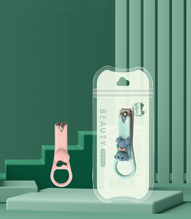 Compact portable nail clippers