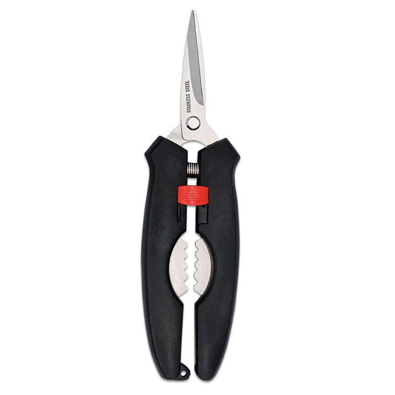 Stainless Steel+ABS Black Crab Scissors