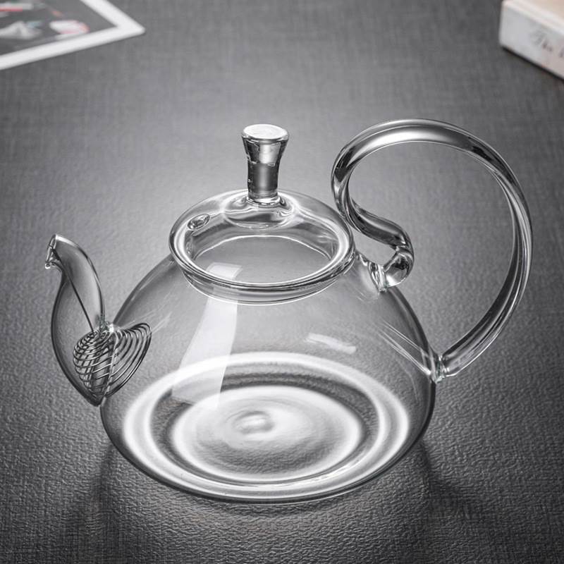 High Borosilicate Thickened Heat-Resistant Glass Teapot