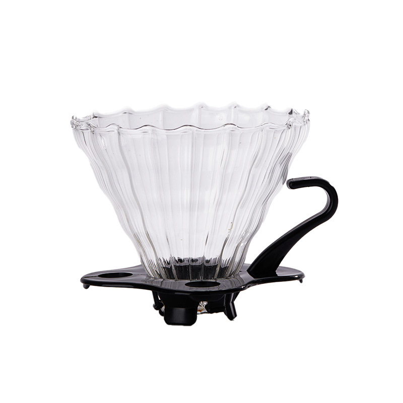 V60 Coffee Pour-over Filter Cup With PP Tray