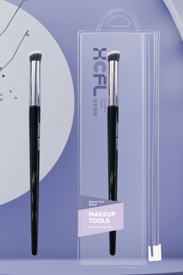 Diagonal flat nose shadow brush 