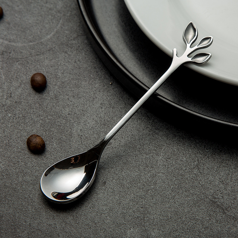 Creative Leaf Spoon Silver