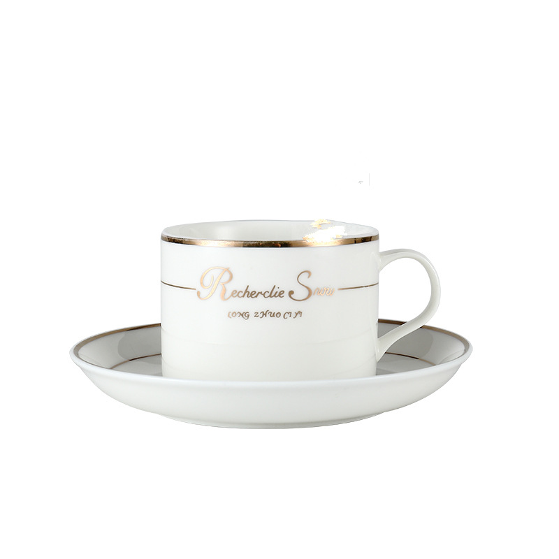 European Style Porcelain Tea Cup and Saucer 150ml