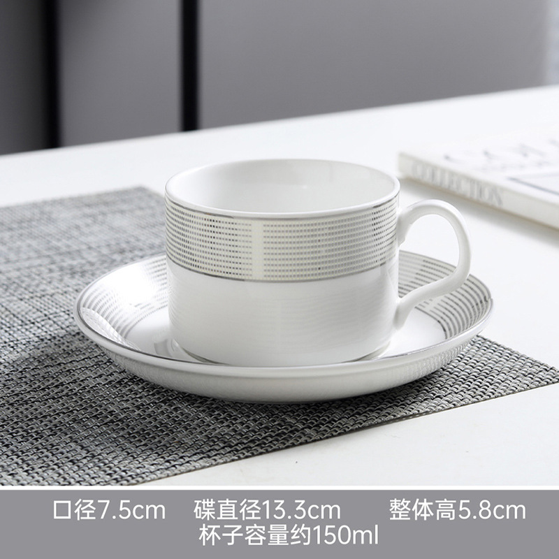 Pearl Platinum Cup with Saucer 150ml