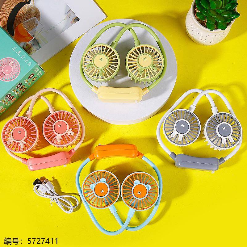5583-678 Cartoon hanging neck two speed fan