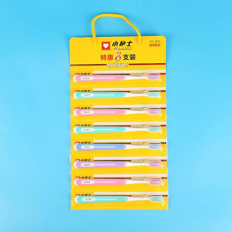 Nurse 843 toothbrushes /8 sets
