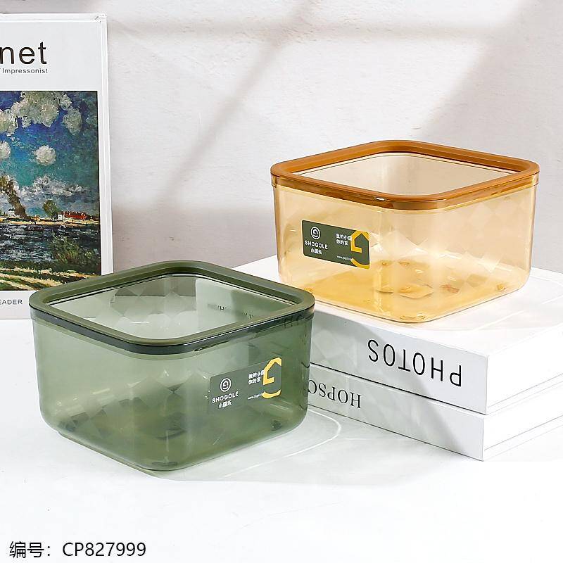 2781 Light luxury PET desktop storage bucket