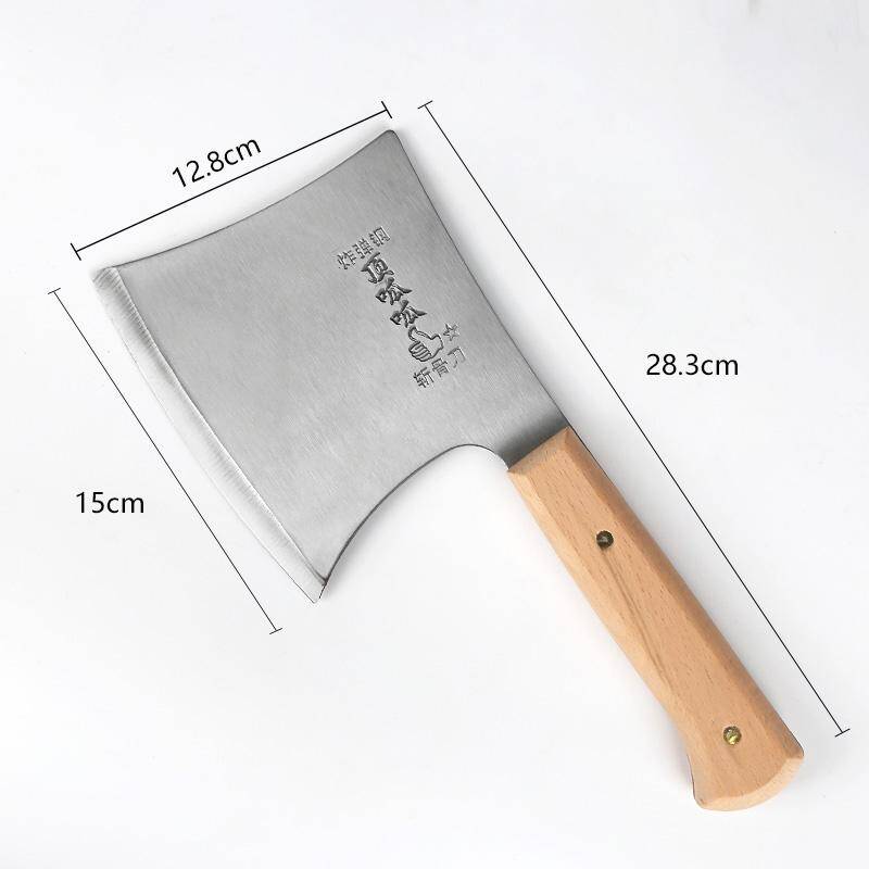 White steel axe