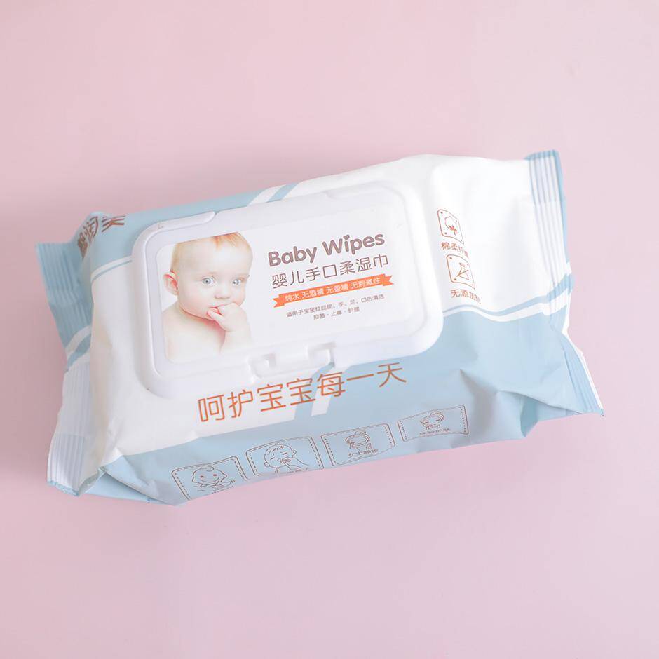 Grey baby hand and mouth wipes