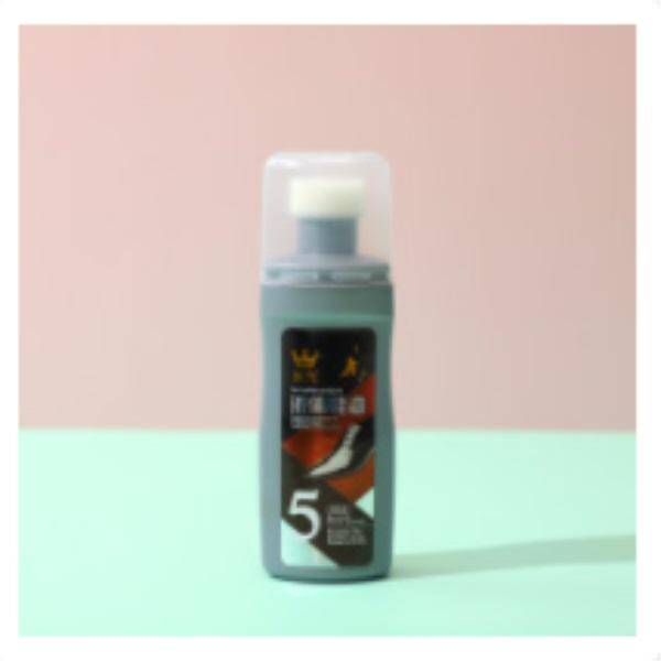 Silver bottle liquid Brown shoe polish 75ml-DQL187