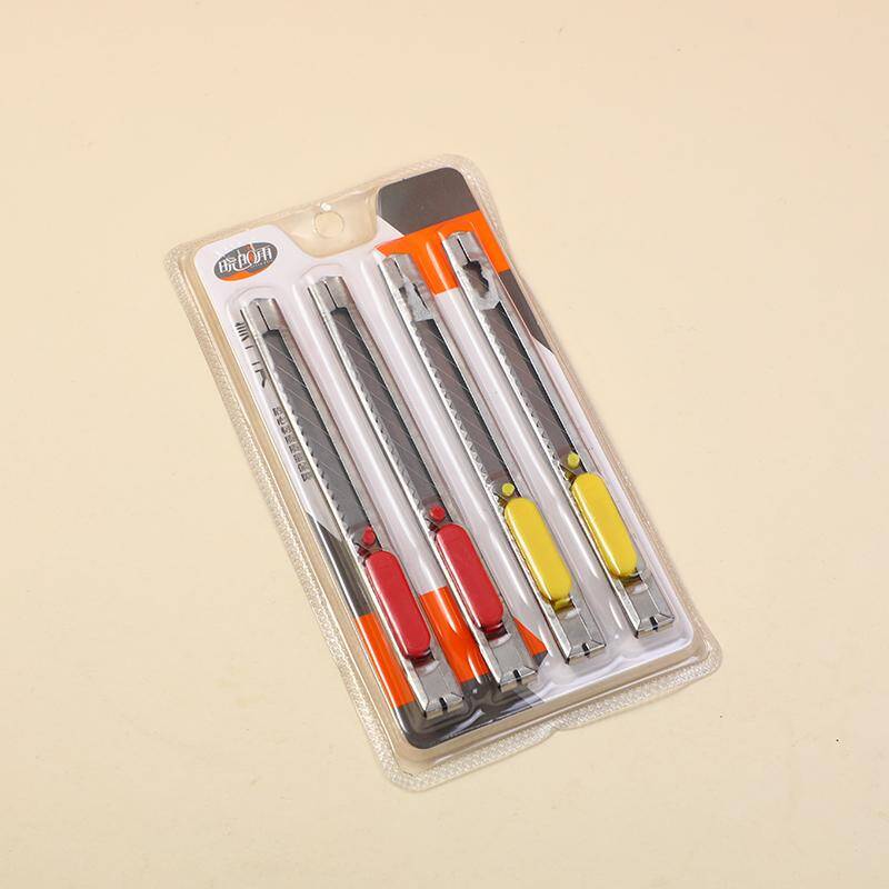 Four steel utility knives 8109