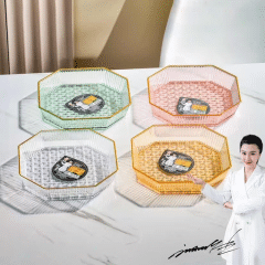 Gold delineated storage tray -4