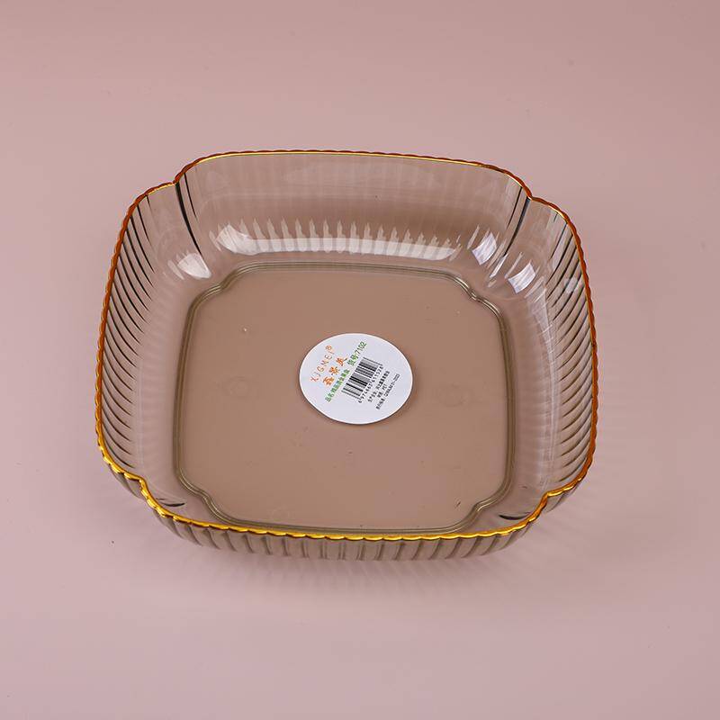 7102 Hot gold fruit plate