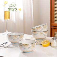 4.5 Daisy-flower Orchid Ringer bowl -1310