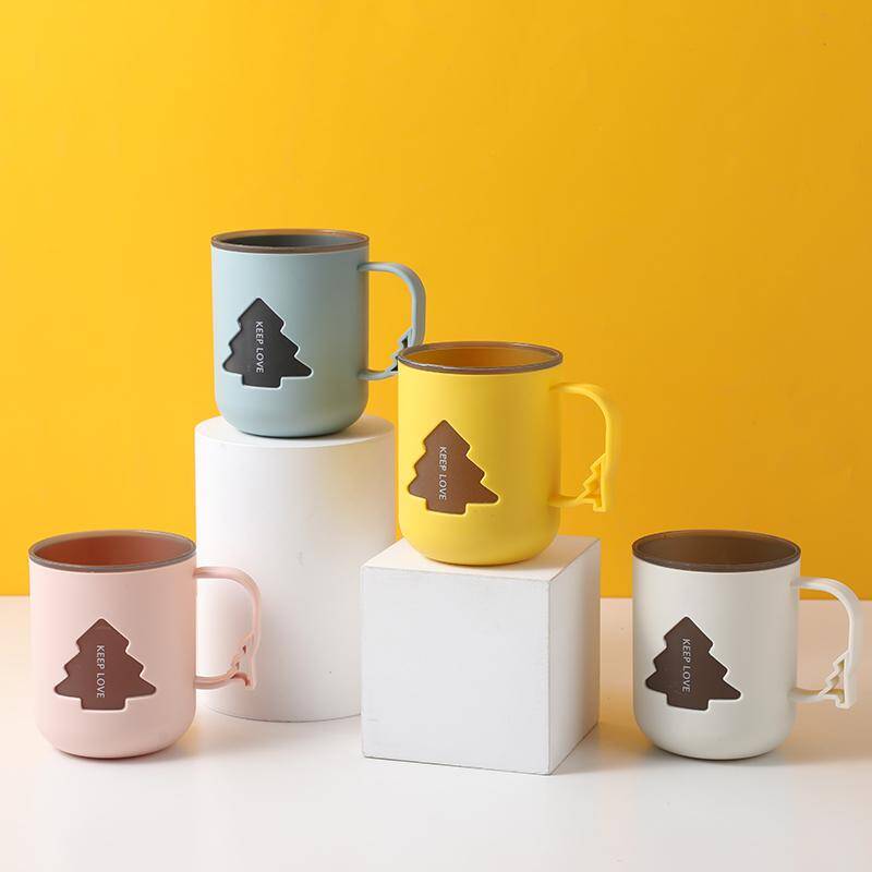 Simple double mouthwash cup -0266