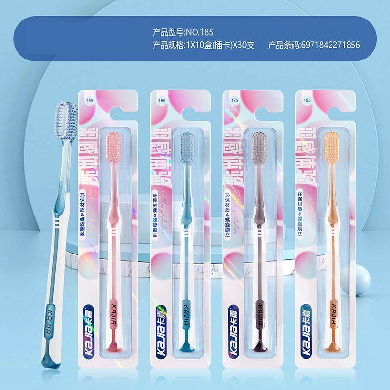 Spiral wire toothbrush -185