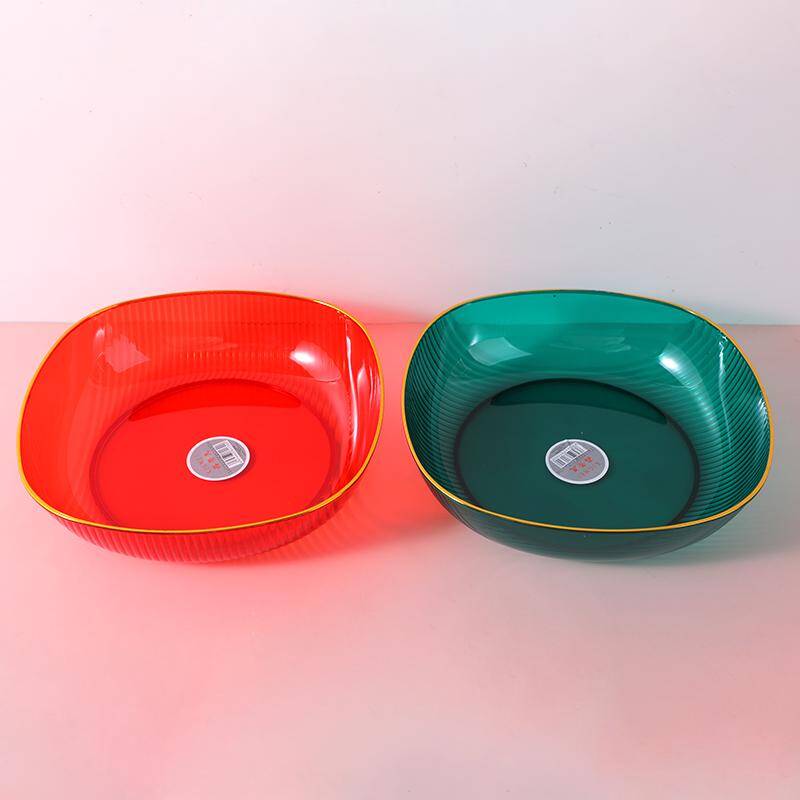Fine PET gold stamping fruit tray -7055-1