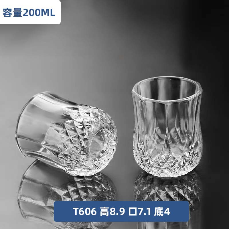 Classic Diamond Crystal Water Glass 700ml