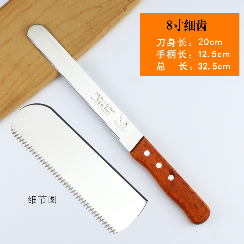 420 stainless steel 8 inch bread knife with Serration tooth