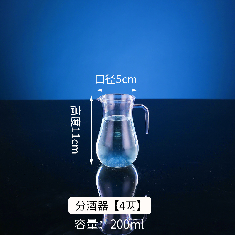 Acrylic Glass Mug with lid