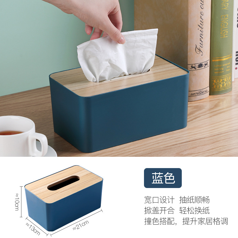 Simple Wooden Cover Tissue Box