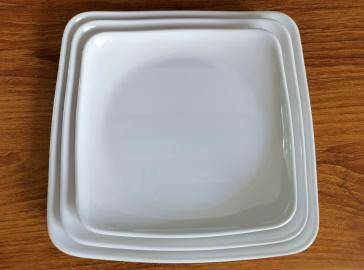 Curved Corner Square Plate