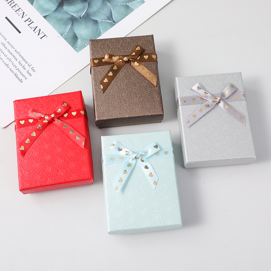 Printed Love Bow Gift Box- Short