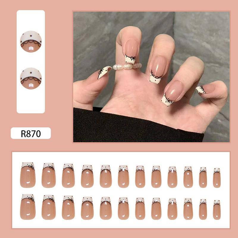 Sparkle Finish Press-On Nail Set R870