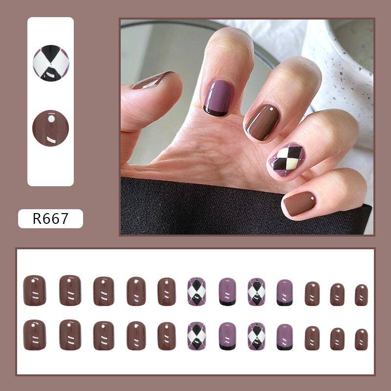 Classic Press-On Nails Set R667