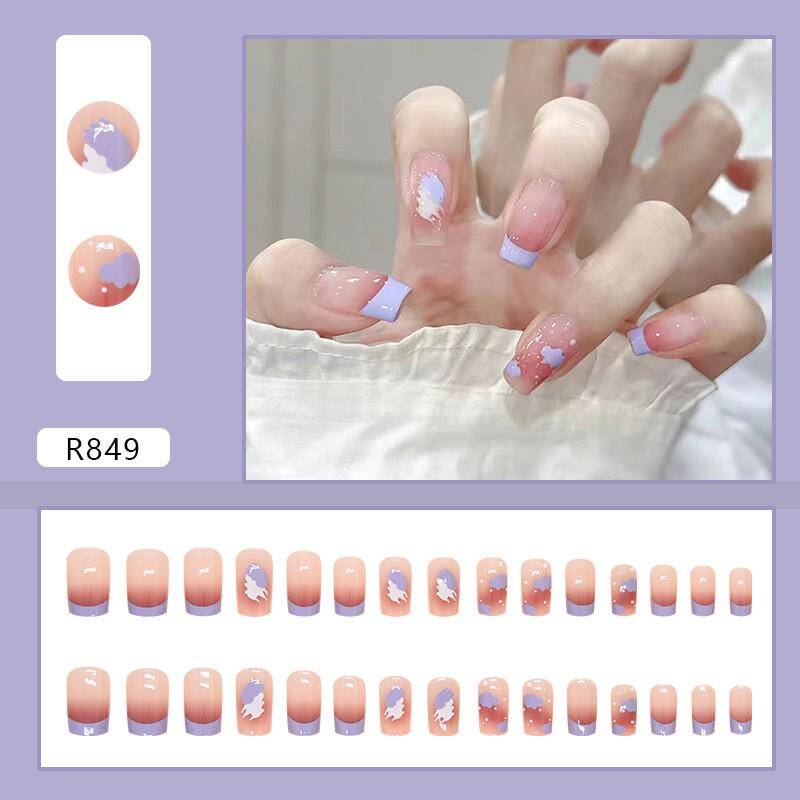 Premium Quality Press-On Nails R849