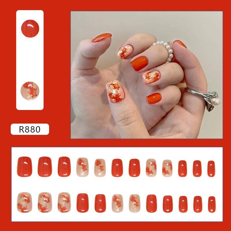Sweet Short Round/Square Head False Nail R880