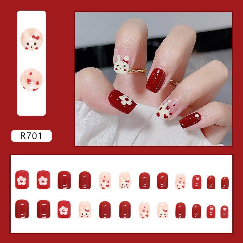 Long Lasting Press-On Nails R701