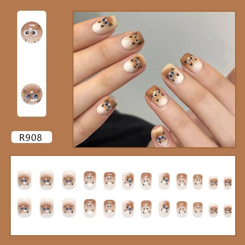 Premium StylePress-On Nails R908