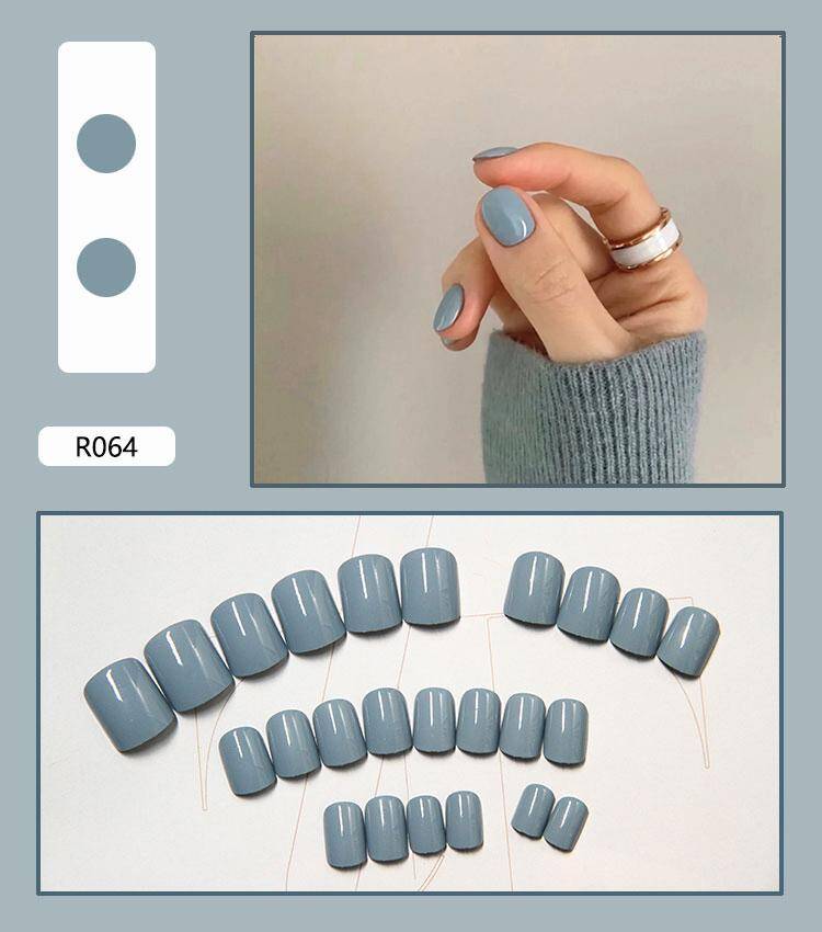 Ultra-Durable Press-On Nails R064