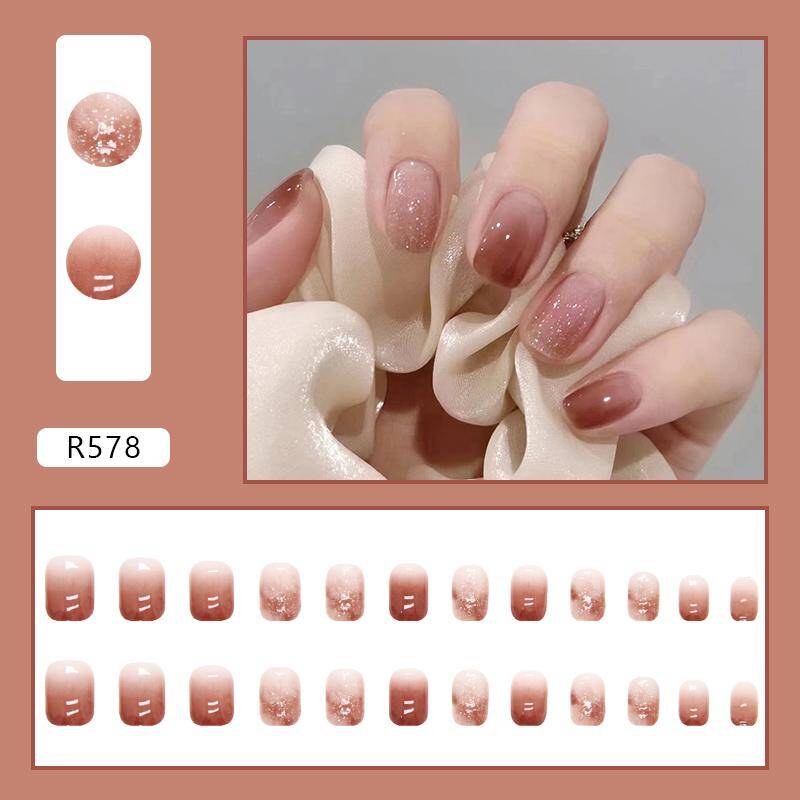 Ultimate Nail Transformation: Long-Lasting Press-On Nails R578