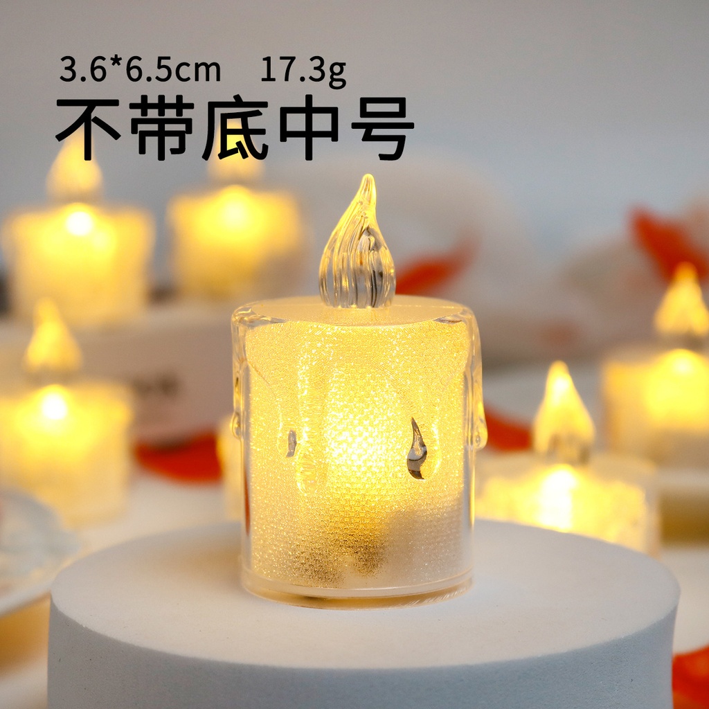 Transparent Warm Light Medium) 3.6*6.5Cm