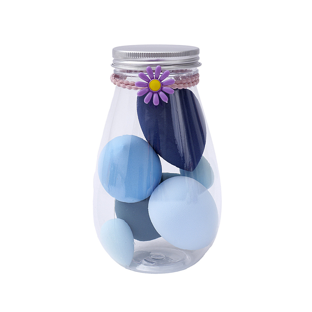 Blue Color Water Drop Bottle (4 Large +2 Small